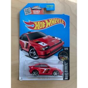 Hot Wheels 1985 Honda CR-X Red Nightburnerz Diecast 5/10
